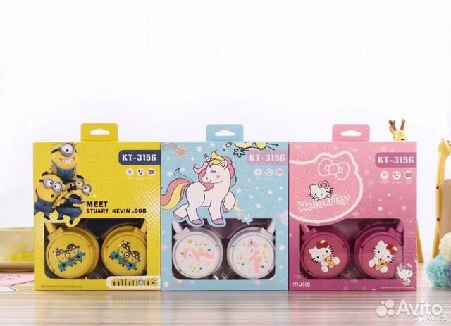 Детские проводные наушники