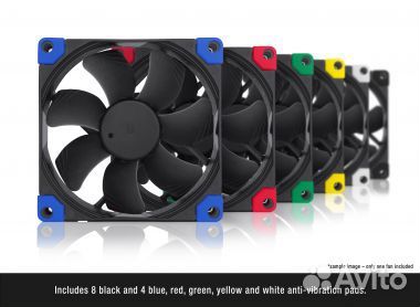 Вентилятор Noctua NF-S12A PWM chromax.black.swap