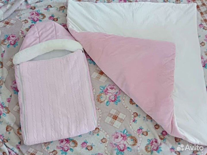 Комплект на выписку зимний для девочки