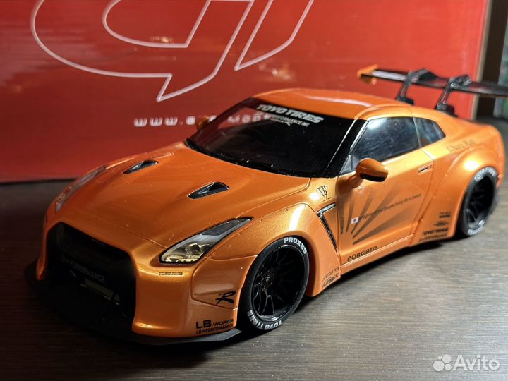Nissan gtr r35 lb gt-spirit 1:18