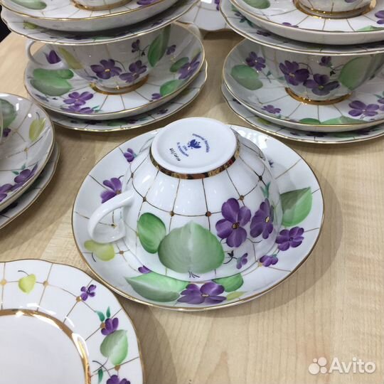 Чайный сервиз ифз(лфз) рис. «Лесная фиалка»