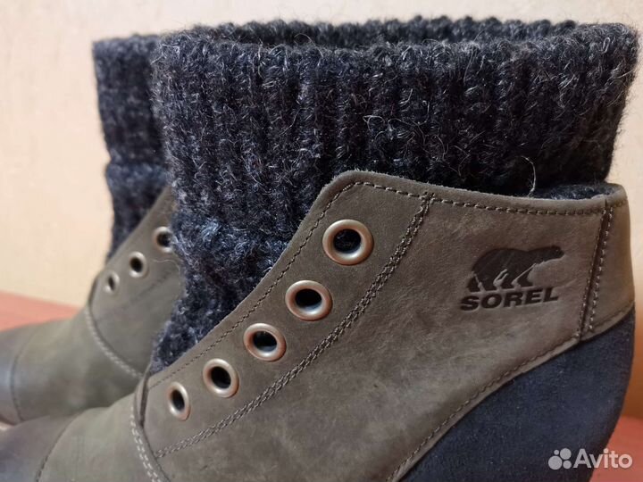 Ботильоны sorel со свитером