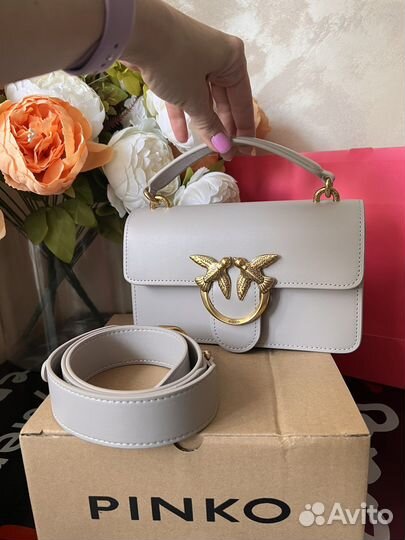 Сумка pinko натуральная кожа