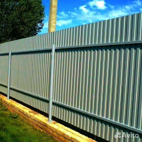 Забор из профнастила