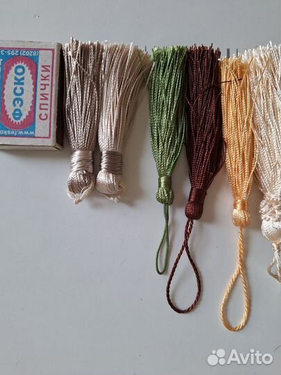 Кисточки из шелковых нитей