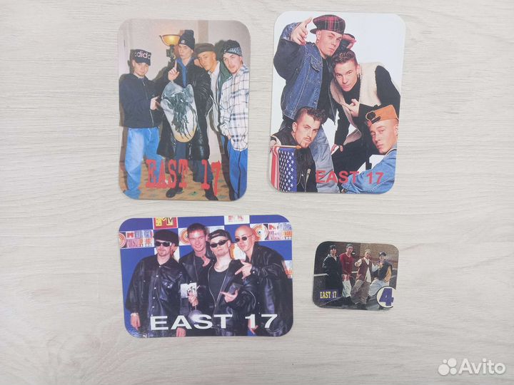 Открытки материалы группа East 17 Ист 17
