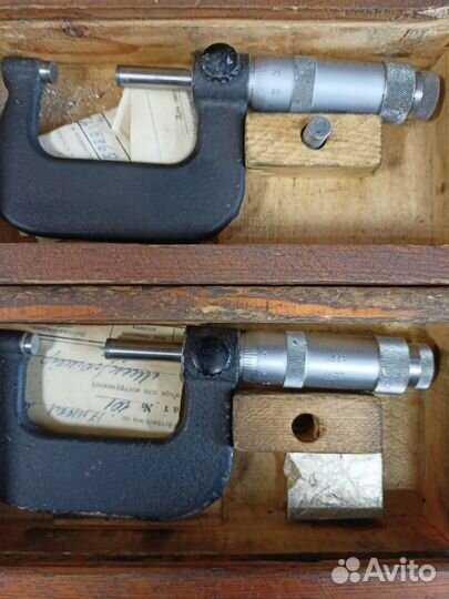 Микрометры от 0 до 125. Калибр. Крин