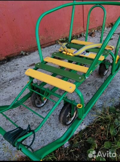 Санки на колесах. Тимка 5