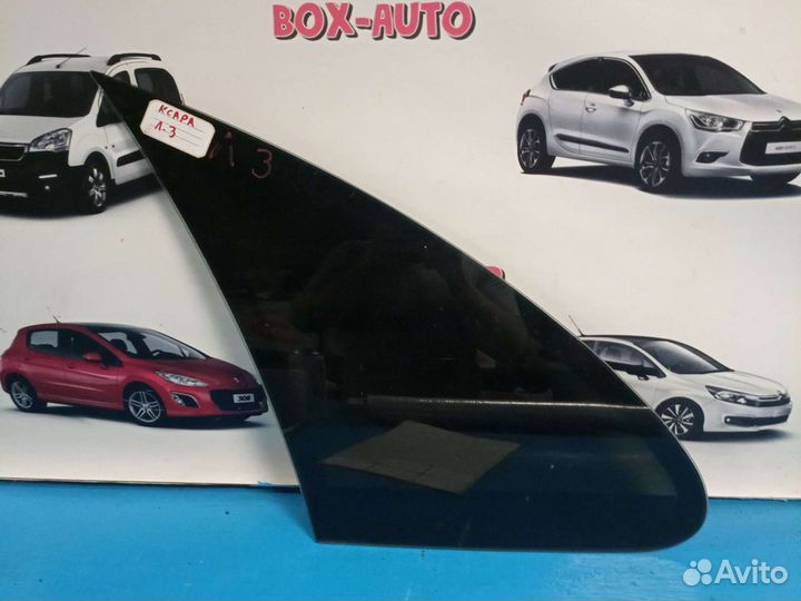 Форточка задняя левая Citroen Xsara