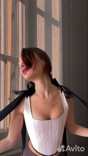 Корсет атласный двухсторонний