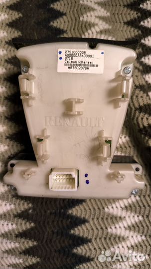Блок управления климатом Renault Laguna 3 27510000