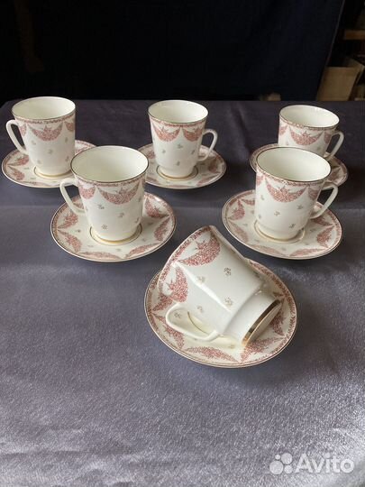 Кофейная пара лфз костяной фарфор