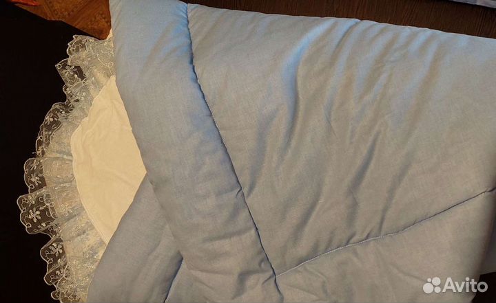 Конверт одеяло на выписку для мальчика