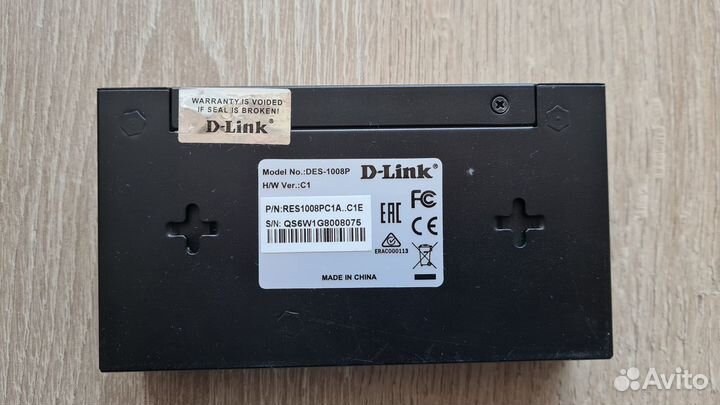 Коммутатор D-Link DES-1008P/C1A