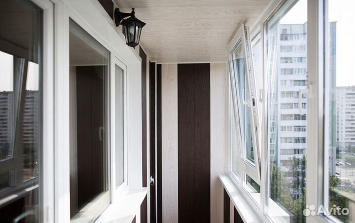 Остекление балкона 3,2x1.5 Без предоплаты