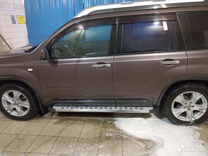 Пороги на nissan x trail