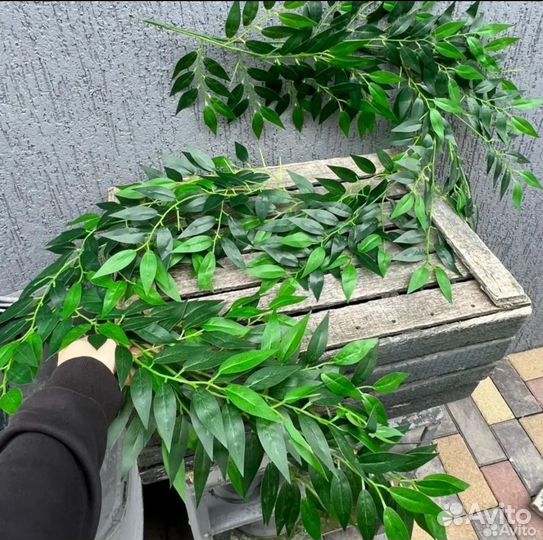 Лиана ива искусственная для декора