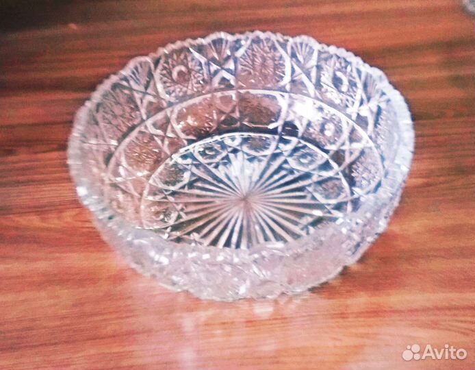 Хрусталь салатница, пепельница,ладья