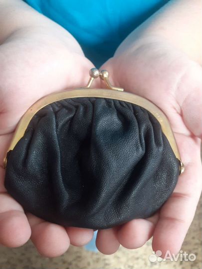 Кошелёчек СССР, натур.кожа