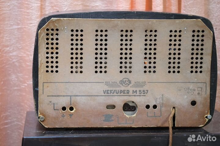 Радиоприёмник ламповый вэф VEF super 557