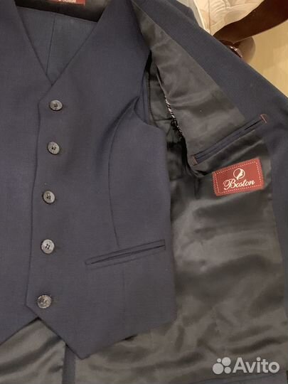 Школьный костюм-тройка Boston для мальчика 128