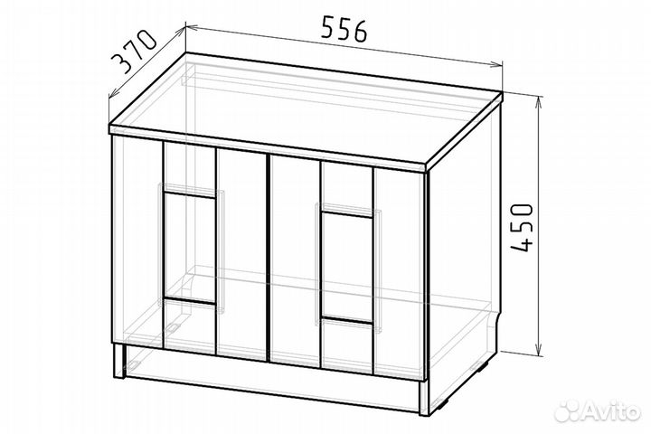 Тумба под вешалку Герда тп 6