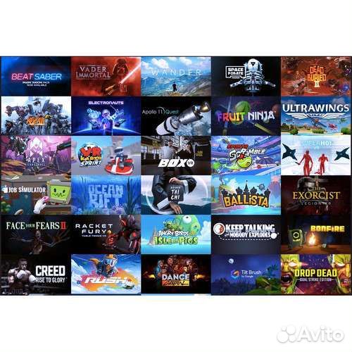 Активация oculus quest, ремонт множество игр