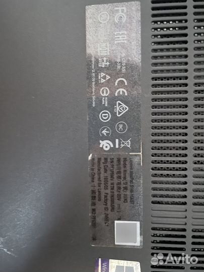 Ноутбук lenovo