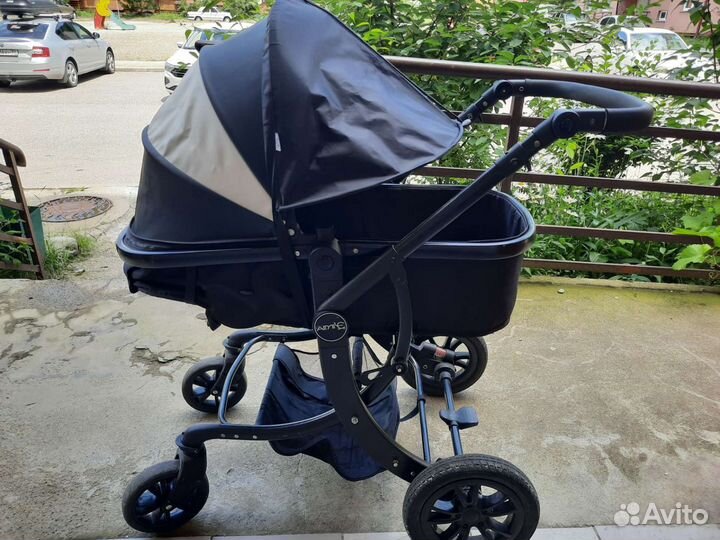 Коляска 2 в 1 эко кожа