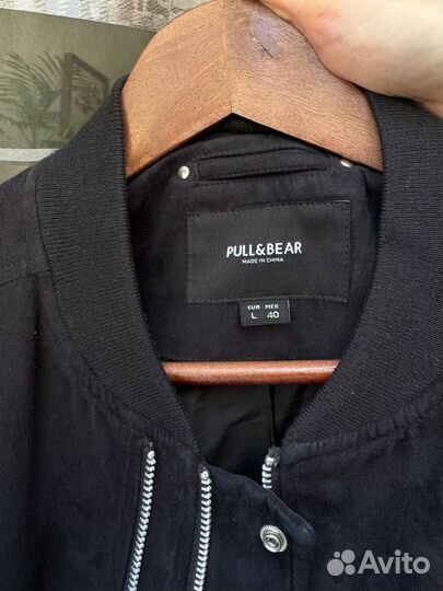 Бомбер pull and bear мужской