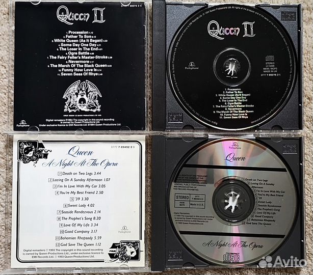 Queen фирменные диски США и Великобритания