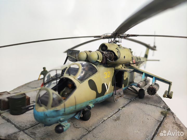 Модель вертолёта Ми-24