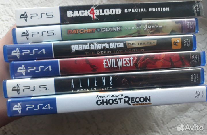 Диски игры для PS5 И PS4 Tom Clancy's Ghost Recon