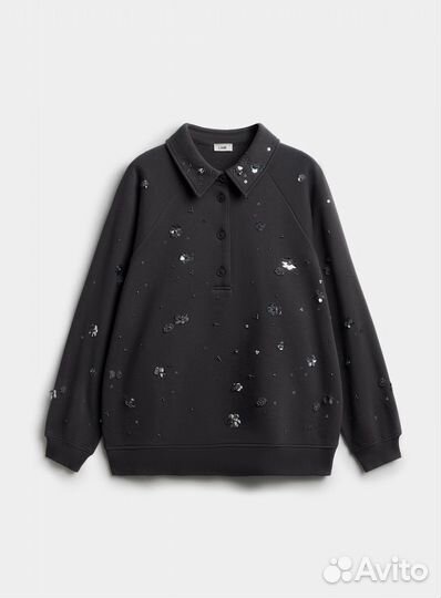 Толстовка Lime с бисером вышивкой s m новая