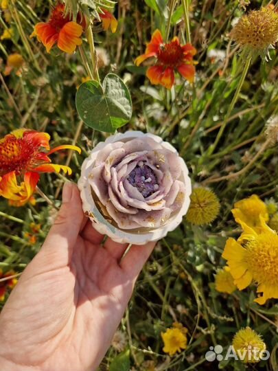 Свечи цветок и сердечко