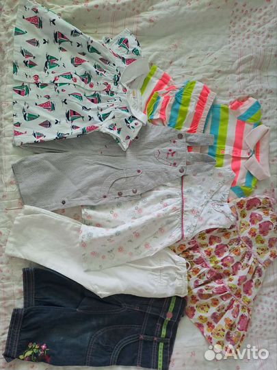 Пакет летней одежды 74-86-92 см