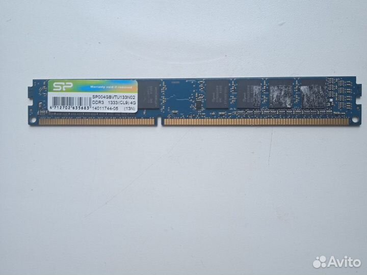 Оперативная память ddr3 4 gb 1 шт