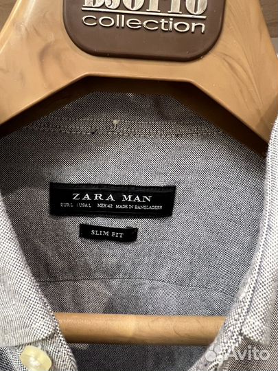 Рубашка мужская Zara man Slim Fit