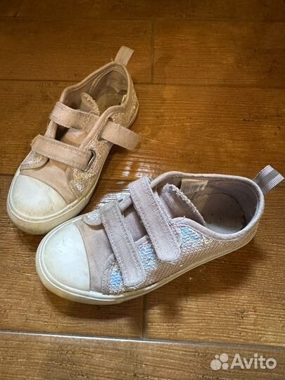 Кеды для девочки с пайетками