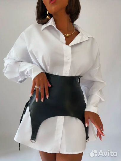 Баска кожаная