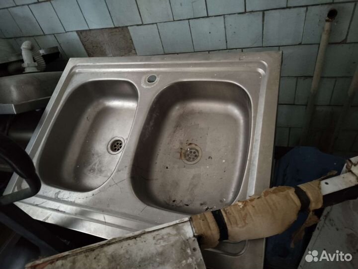 Мойка на 2 секции