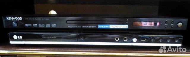 DVD-плейеры плееры 2 штуки Kenwood и LG