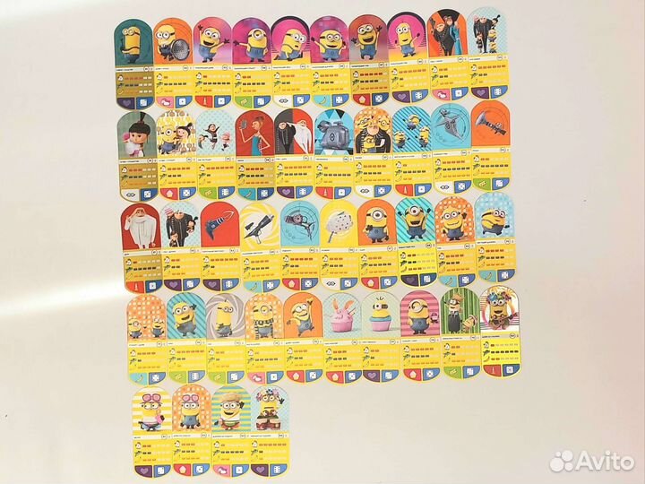 Карточки миньон магнит гадкий я