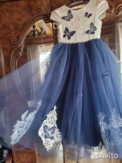 Платье для девочки на рост 140 146 нарядное