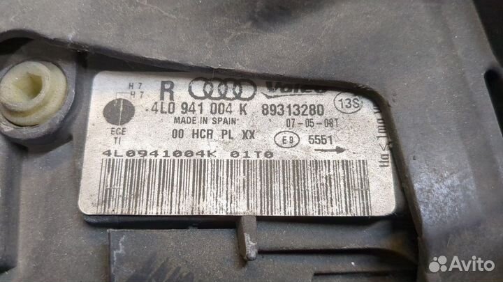 Фара (передняя) Audi Q7, 2008