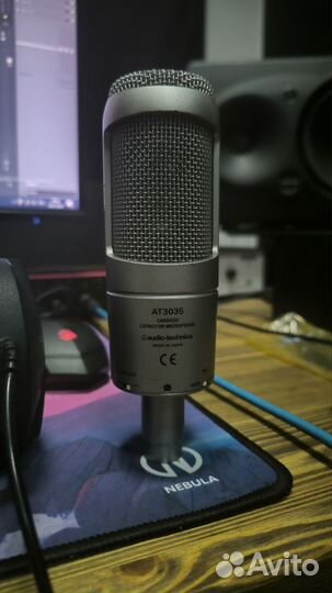 Конденсаторный микрофон audio technica