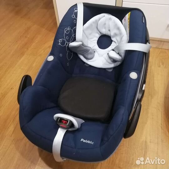 Автолюлька maxi cosi pebble с базой и конвертом