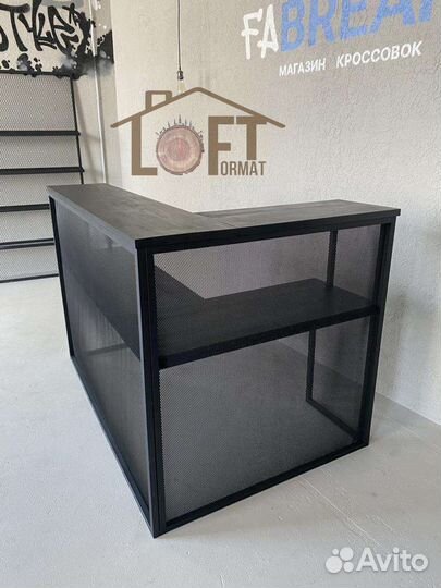 Стойка ресепшн лофт