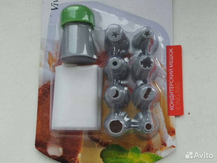 Кондитерский мешок с насадками.Новый