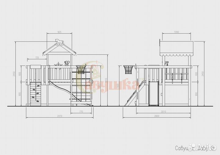 Игровой комплекс Савушка Baby 8